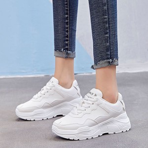 Giày thể thao nữ full trắng 10075