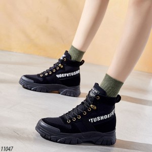 Giày boots cổ cao nữ 11047