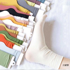 Tất vớ cổ trung tất vải băng mỏng mát mùa hè 11878