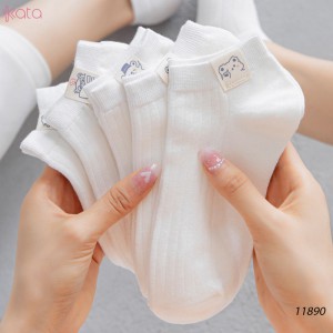 Tất vớ cổ ngắn hình gấu thoáng khí mùa hè nữ 11890