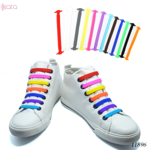 Dây giày lười nhựa silicone không cần buộc dây (Gói 14 dây) 11896