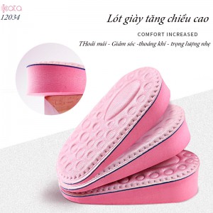 Lót giày tăng chiều cao,lót vải mềm chống sốc thoáng khí và nhẹ 12034