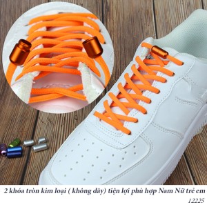 2 khóa tròn kim loại ( không dây) tiện lợi phù hợp Nam Nữ trẻ em 12225