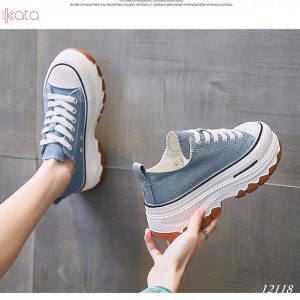 Giày vải nữ mùa hè, giày dạo phố sinh viên phong cách Hàn Quốc 12118