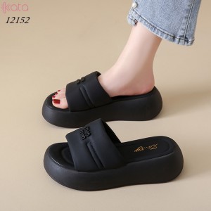 Dép cao đế dày nữ 12152