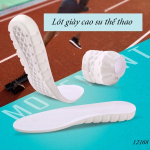Lót giày thể thao khử mùi,thoáng khí,hút mồ hôi,chống sốc,tăng chiều cao,size Nam Nữ 12168