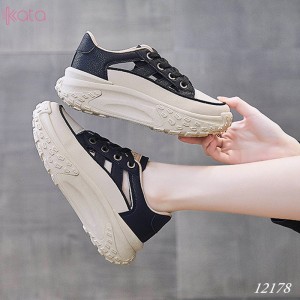 Giày nữ thoáng khí mùa hè ,tăng chiều cao,giày dạo phố phong cách Hàn Quốc 12178