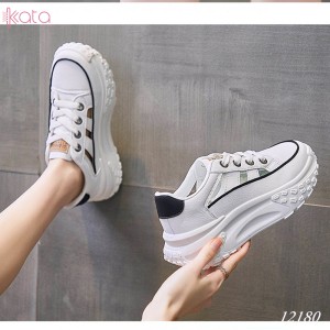 Giày nữ thoáng khí mùa hè ,tăng chiều cao,giày dạo phố phong cách Hàn Quốc 12180