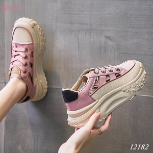 Giày nữ thoáng khí mùa hè ,tăng chiều cao,giày dạo phố phong cách Hàn Quốc 12182