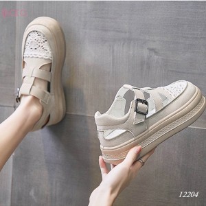 Giày sandal nữ , giày tăng chiều cao thoáng khí dạo phố 12204