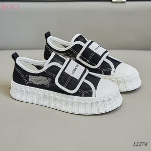 Giày vải lưới nữ, giày khóa dán phong cách Hàn Quốc 12274