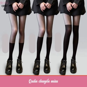 Quần nhung co giãn chuyển màu,tất siêu mỏng và trong suốt che khuyết điểm 13001