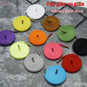 Dây giày co giãn bản dẹt,8m,6m phụ kiện giày dành cho Nam và Nữ 12320