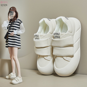 Giày thể thao nữ, giày khóa dán phong cách Hàn Quốc 12329