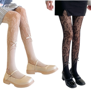 Quần tất hoa hồng mỏng mùa hè,quần Lolita JK phong cách múa ba lê 12544