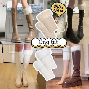 Ống tất thu đông,giả lông bảo vệ bắp,ống tất đi bốt thời trang 12698