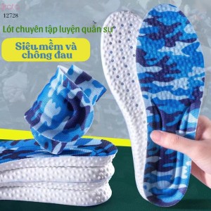 Lót giày tập luyện quân sự,chơi thể thao,thấm hút mồ hôi,mềm và êm đứng lâu không mỏi 12727