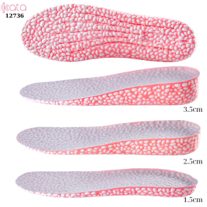 Lót giày tăng chiều cao,thoáng khí mùa hè,giảm xóc đàn hồi cao,lót đệm bốt martin Nam Nữ  12736