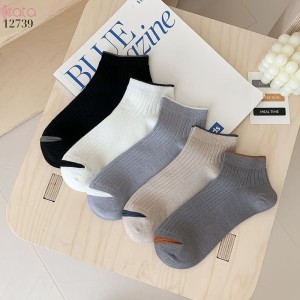 Tất vớ Nam chất liệu sợi tre thấm hút mồ hôi,tất thuyền vô hình,không đường may 12739