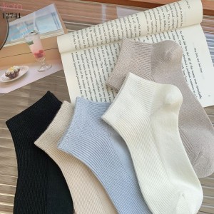 Tất vớ Nữ chất liệu sợi tre thấm hút mồ hôi,tất cổ thấp,không đường may 12741