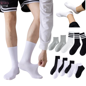 Tất thể thao nam,tất thuyền mỏng vô hình thoáng khí thấm hút mồ hôi 12758