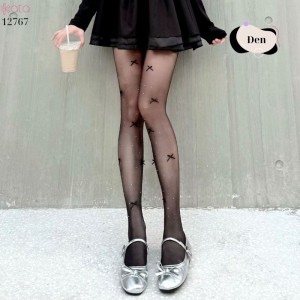 Quần tất nơ mỏng lấp lánh kim cương babes mùa hè,định hình chân đẹp 12767