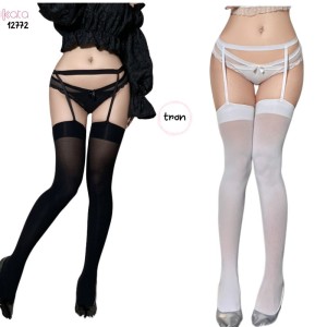Tất treo qua gối,tất đùi nữ nhung co giãn định hình chân đẹp,che khuyết điểm 12772