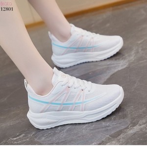 Giày thể thao vải dệt nữ,giày thể dục thoáng khí,giày chạy sinh viên phong cách Hàn Quốc 12801