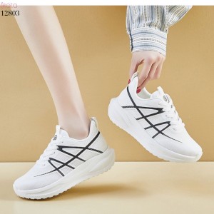 Giày thể thao vải dệt nữ,giày thể dục thoáng khí,giày chạy sinh viên phong cách Hàn Quốc 12803