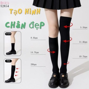 Tất nhung mỏng thon gọn bắp chân,bó sát tạo hình chân đẹp,thon gọn bắp chân mập 12854