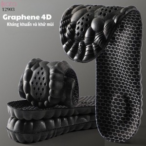 Lót giày thể thao Graphene 4D, công nghệ đám mây pu, massage,thấm hút mồ hôi,chống mùi 12903