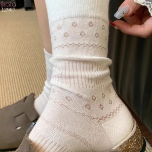 Tất nữ mùa hè,vớ lưới bông mỏng, thoáng khí 12907