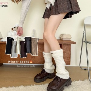 Ống tất dày và ấm thu đông,tất ống chân vải dệt kim cao cấp 12910