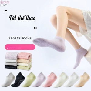 Tất Yoga Silicone thoáng khí,vớ chống trượt tập luyện thể thao 12947