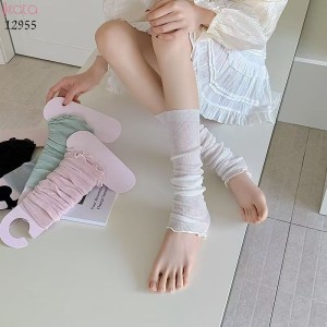 Ống tất lưới thoáng khí ,vớ ống chân mỏng JK xuân hè 12955