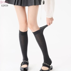 Ống tất dệt kim,vớ ống chân dệt kim đàn hồi tốt 12959