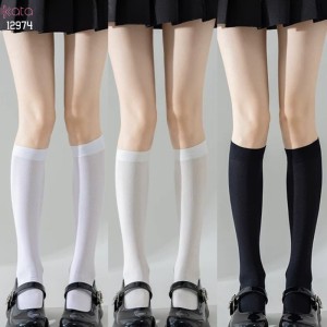 Tất bắp chân có Silicone chống tuột,Vớ JK, bắp chân,qua đầu gối 12974