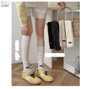 Ống tất mỏng thời trang,tất ống chân thon gọn mùa hè 12987