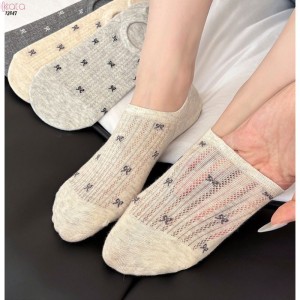 Tất bông lưới thoáng mát thấm hút mồ hôi,vớ thuyền vô hình 13047