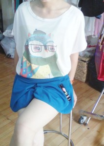 Áo thun cánh dơi hình chim cú