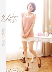 Áo kiểu điệu đà màu hồng