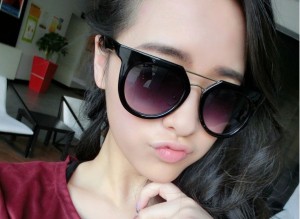 Mắt kính thời trang prada gọng đen 5322