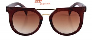 Mắt kính thời trang prada gọng nâu đỏ 5327