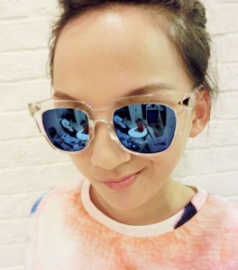 Mắt kính gọng trong mắt xanh 5554