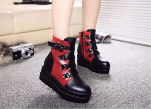 Giày boot chiến binh độn đế 6111