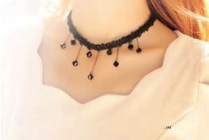 Vòng cổ ren tua rua 6296