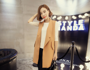 Áo vest blazer dáng dài 7463