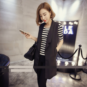 Áo vest blazer dáng dài 7464