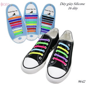 Dây giày Silicone 9642 ( 16 dây)