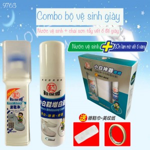 Nước vệ sinh giày + chất làm trắng 9763